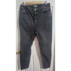 Primark High Waisted Size 14 US Black Jeans